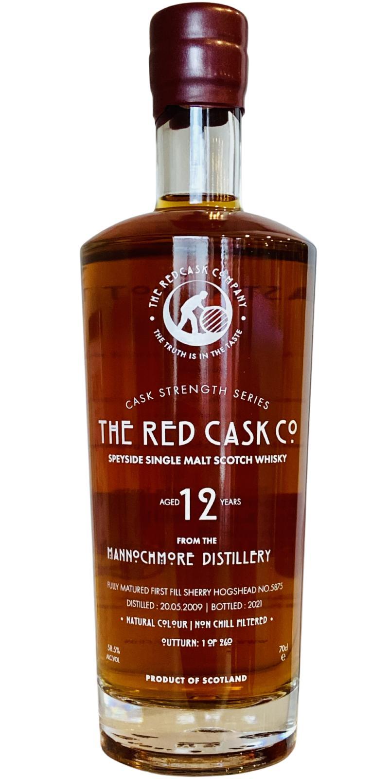 Mannochmore 2009 GWhL  The Red Cask Co.