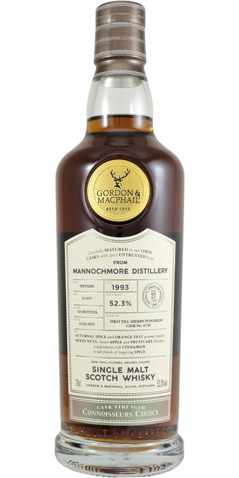 Mannochmore 1993 GM  Connoisseurs Choice - Cask Strength