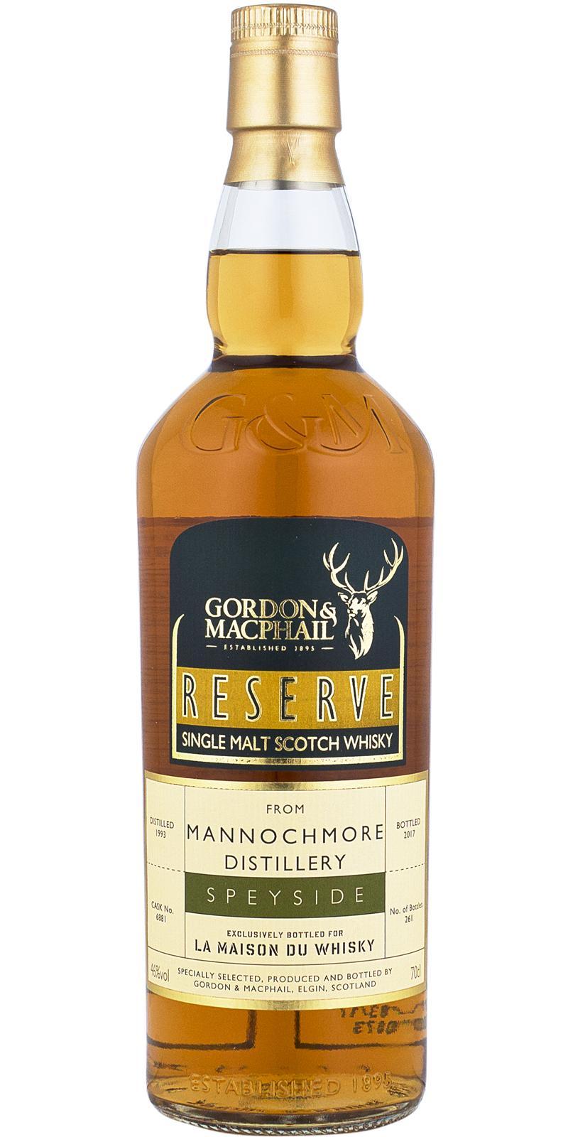 Mannochmore 1993 GM  Reserve
