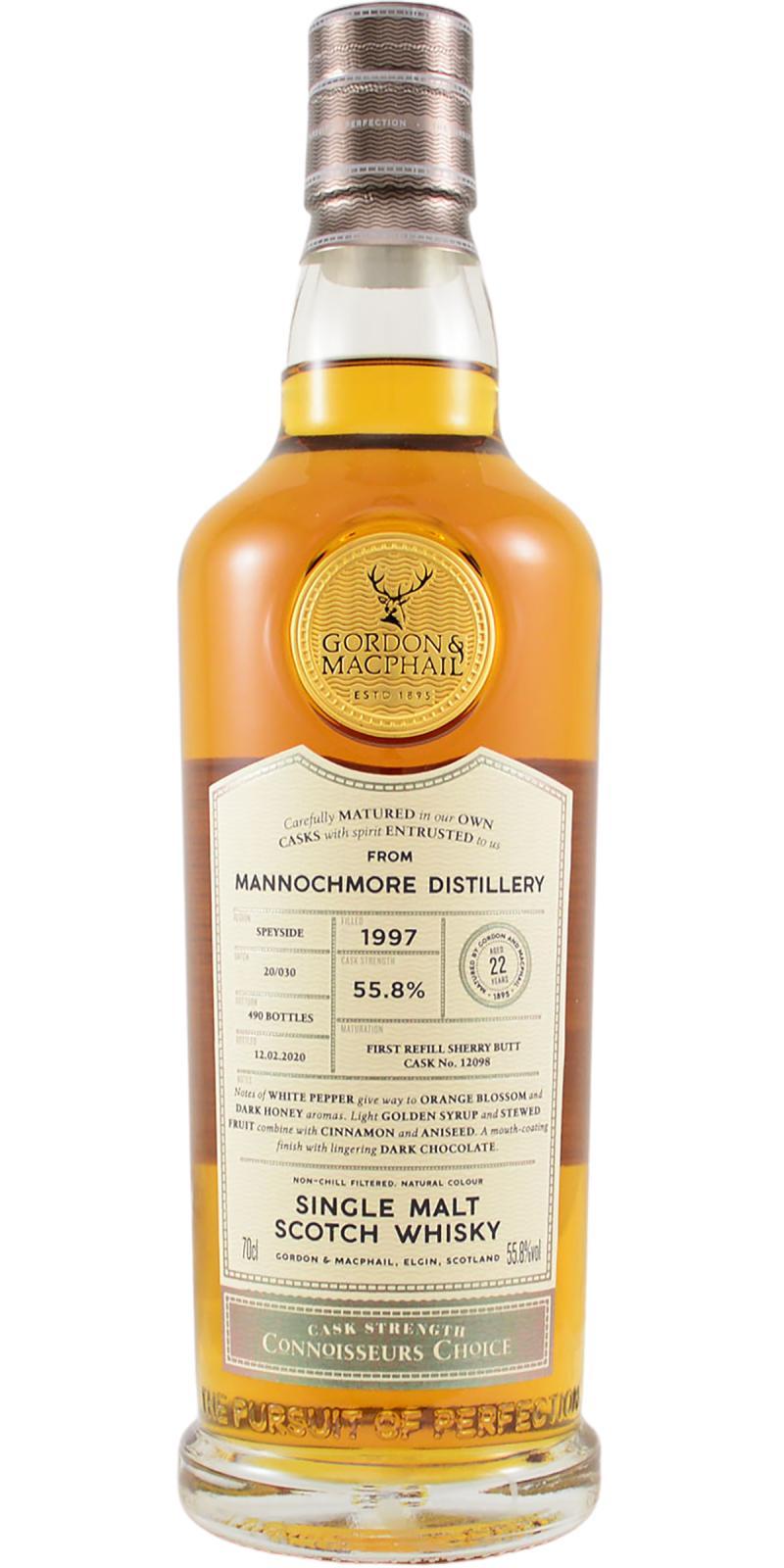 Mannochmore 1997 GM  Connoisseurs Choice - Cask Strength