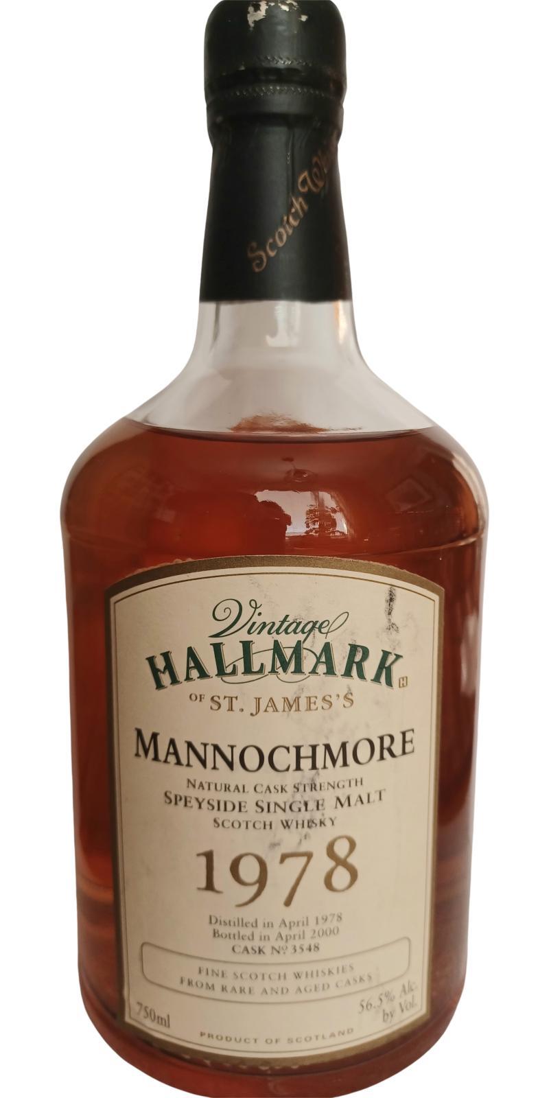 Mannochmore 1978 HSJ
