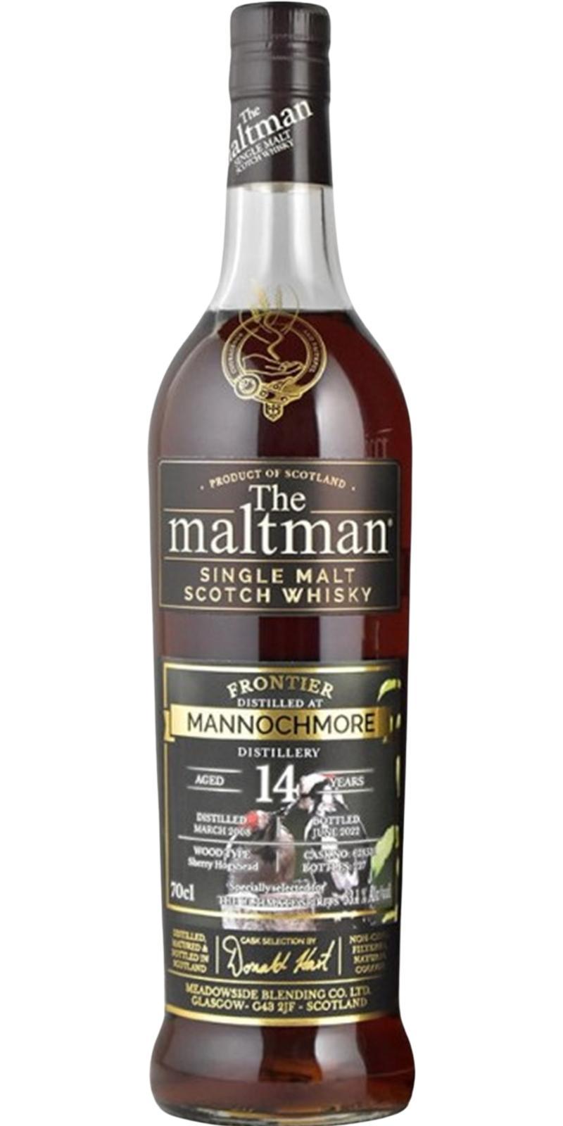 Mannochmore 2008 MBl  The Maltman