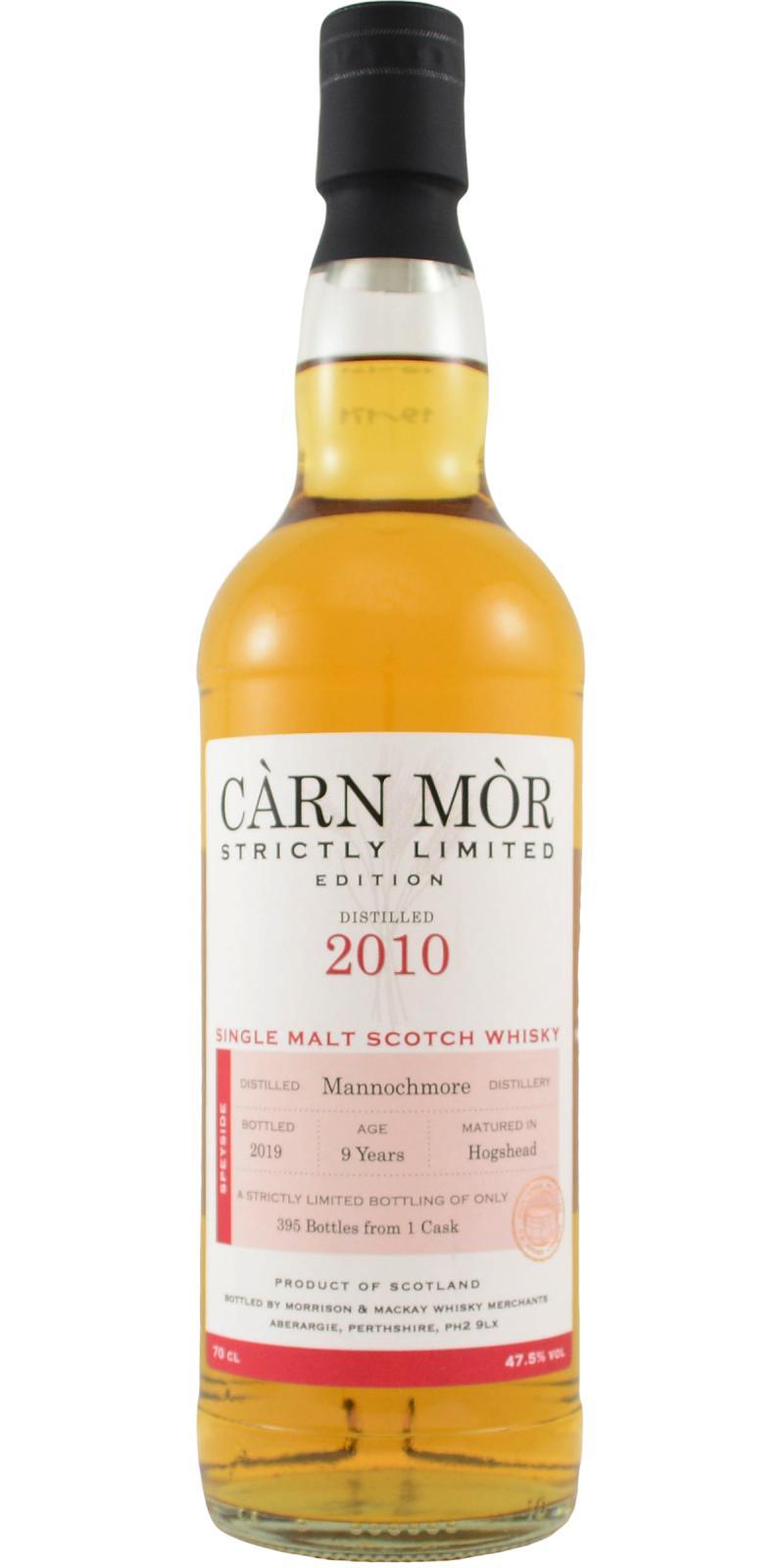Mannochmore 2010 MMcK  Càrn Mòr - Strictly Limited Edition