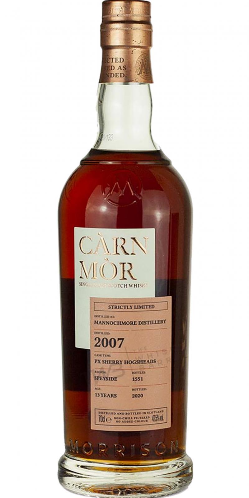 Mannochmore 2007 MSWD  Càrn Mòr - Strictly Limited