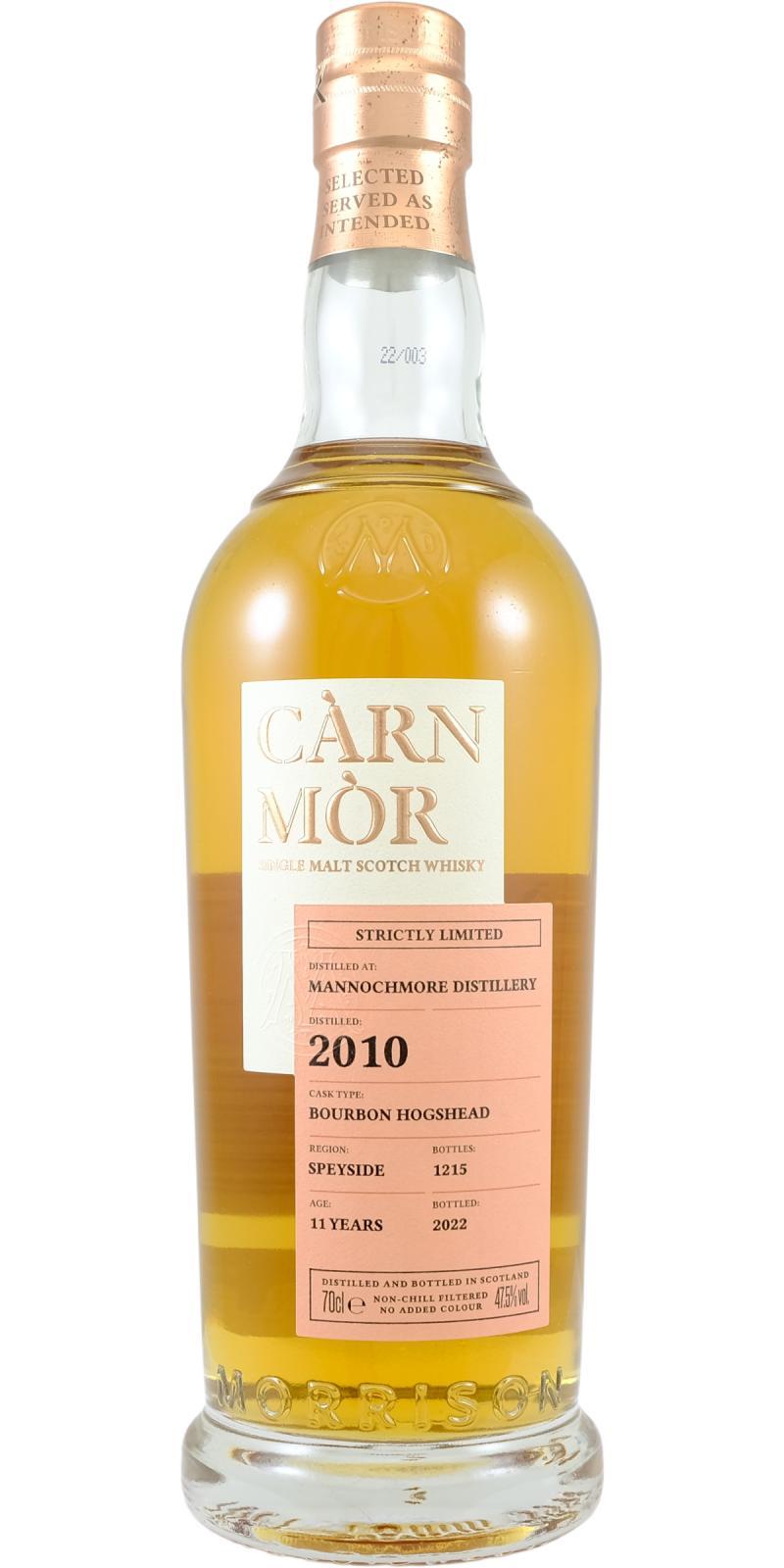 Mannochmore 2010 MSWD  Càrn Mòr - Strictly Limited