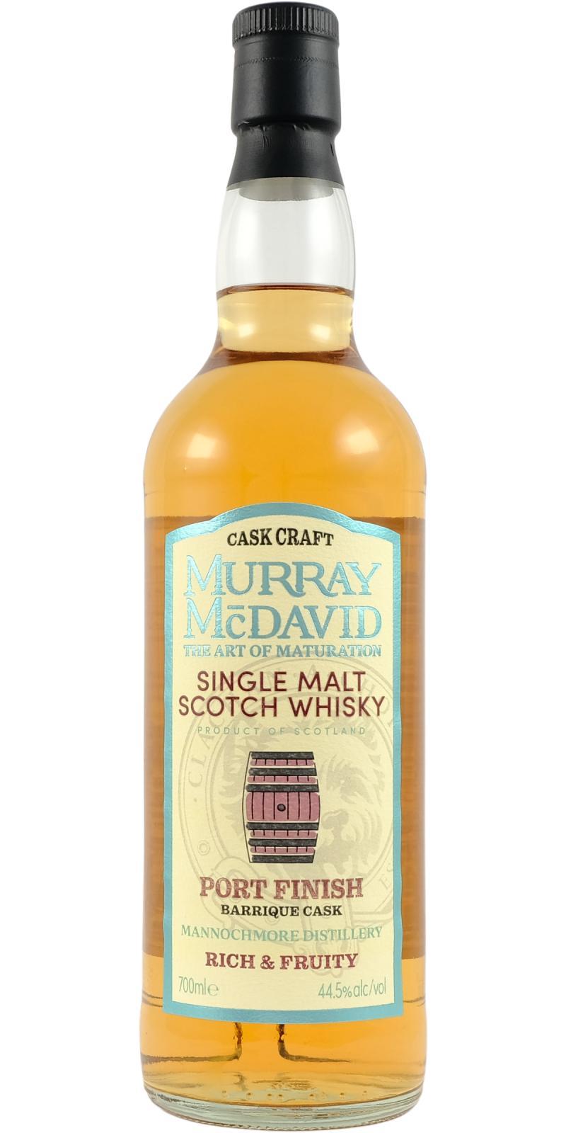 Mannochmore Port Finish MM  Cask Craft