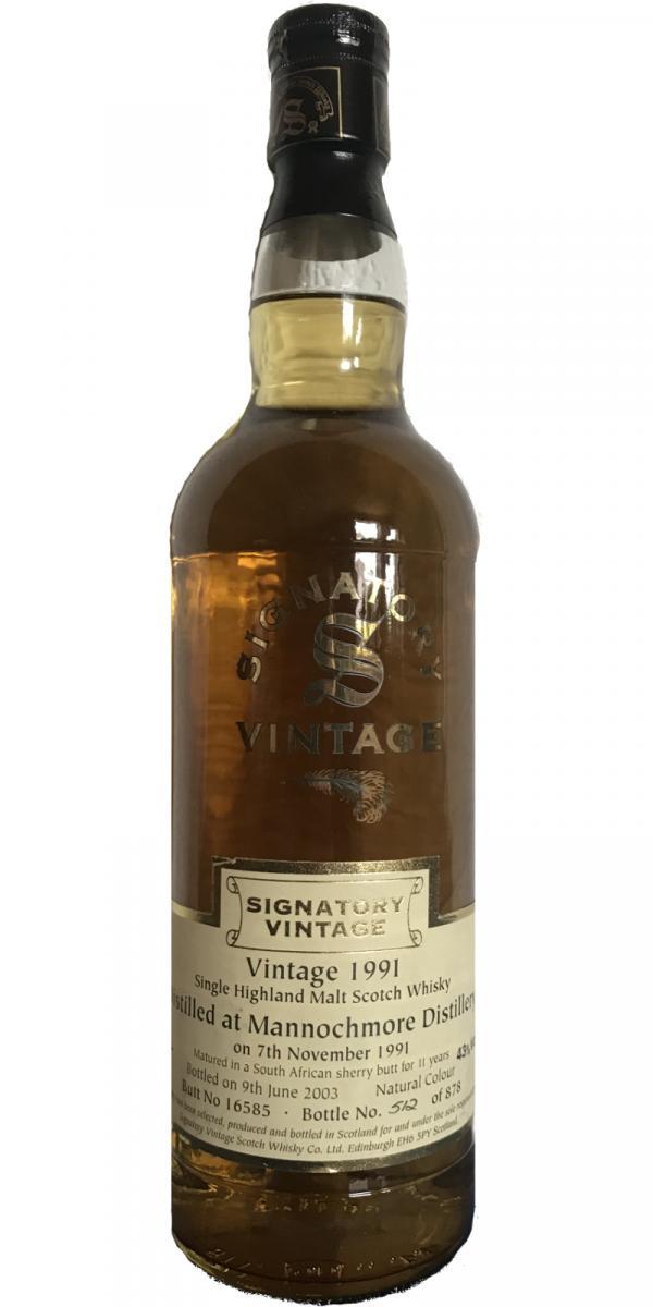 Mannochmore 1991 SV  Vintage Collection