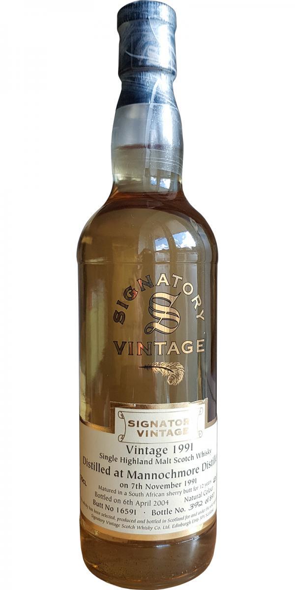 Mannochmore 1991 SV  Vintage Collection