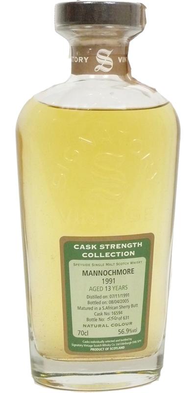Mannochmore 1991 SV  Cask Strength Collection