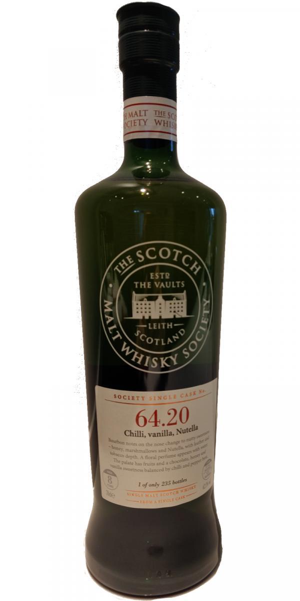 Mannochmore 08-year-old SMWS 64.20  Chilli, vanilla, Nutella