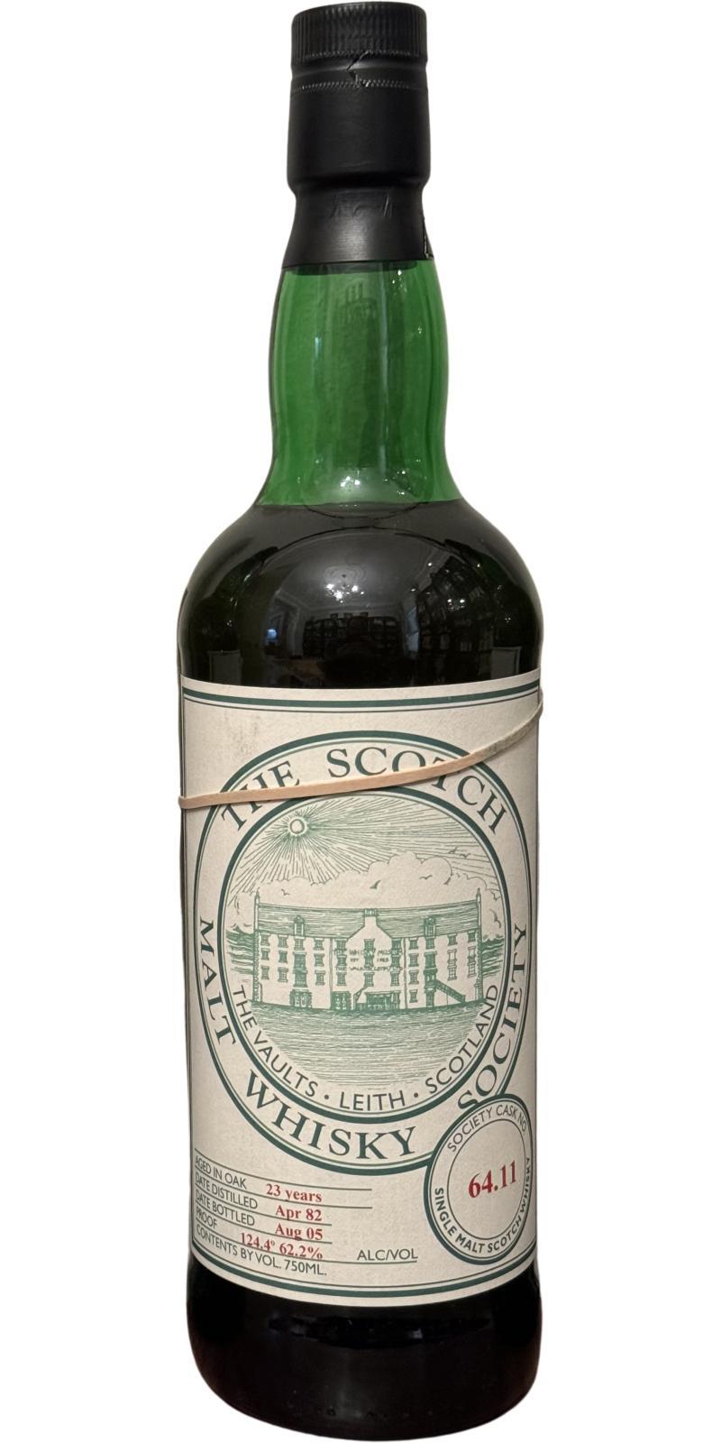 Mannochmore 1982 SMWS 64.11  Burnt heather dipped in syrup