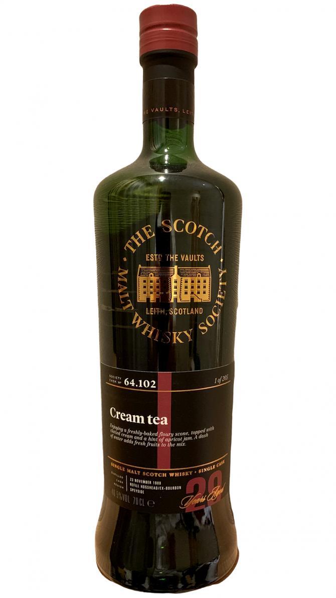 Mannochmore 1988 SMWS 64.102  Cream tea