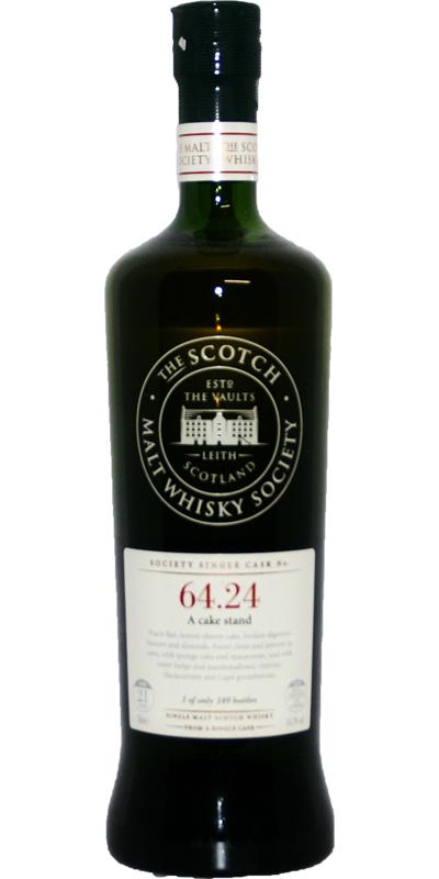 Mannochmore 1988 SMWS 64.24  A cake stand
