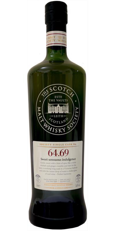 Mannochmore 1990 SMWS 64.69  Sweet sensuous indulgence