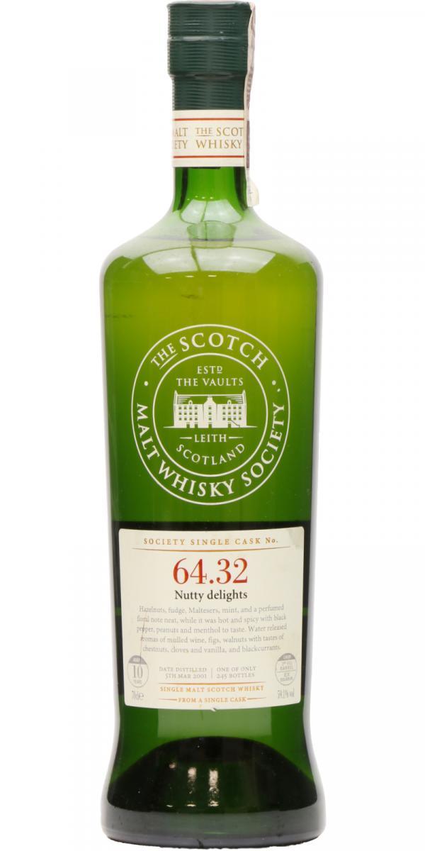 Mannochmore 2001 SMWS 64.32  Nutty delights
