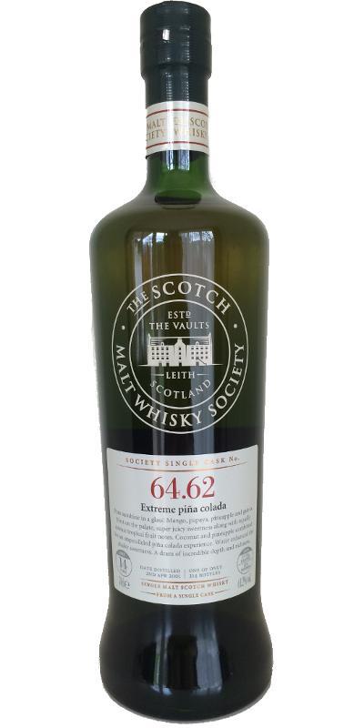 Mannochmore 2001 SMWS 64.62  Extreme piña colada