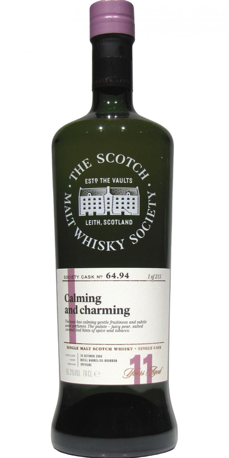 Mannochmore 2005 SMWS 64.94  Calming and charming
