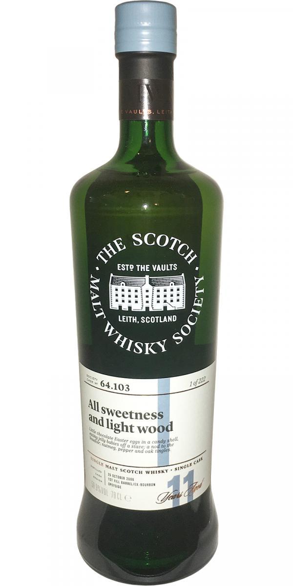 Mannochmore 2006 SMWS 64.103  All sweetness and light wood
