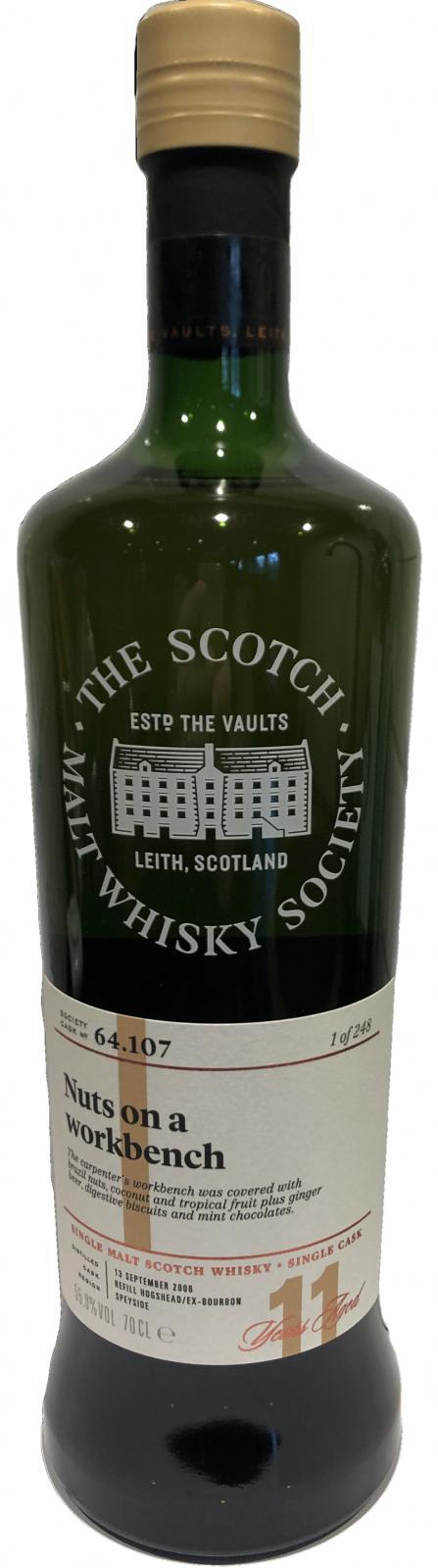 Mannochmore 2006 SMWS 64.107  Nuts on a workbench