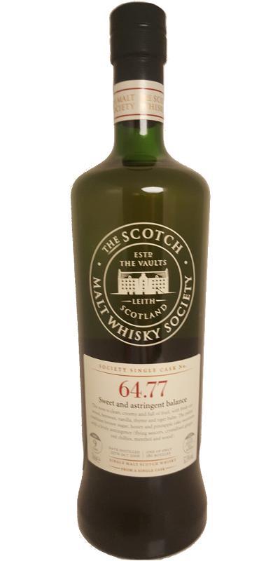 Mannochmore 2006 SMWS 64.77  Sweet and astringent balance