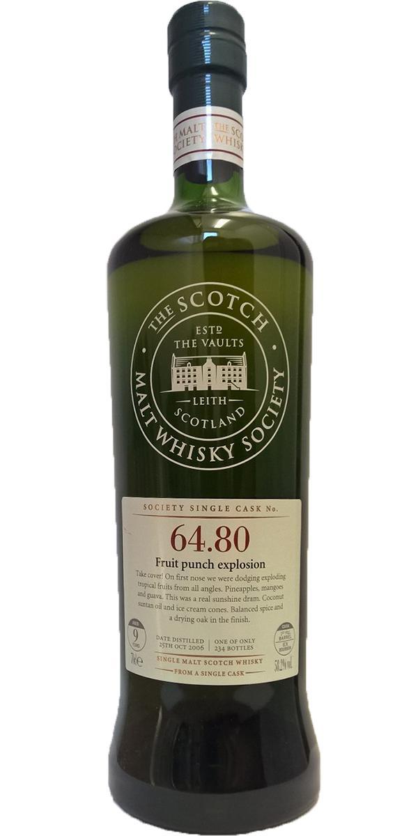 Mannochmore 2006 SMWS 64.80  Fruit punch explosion