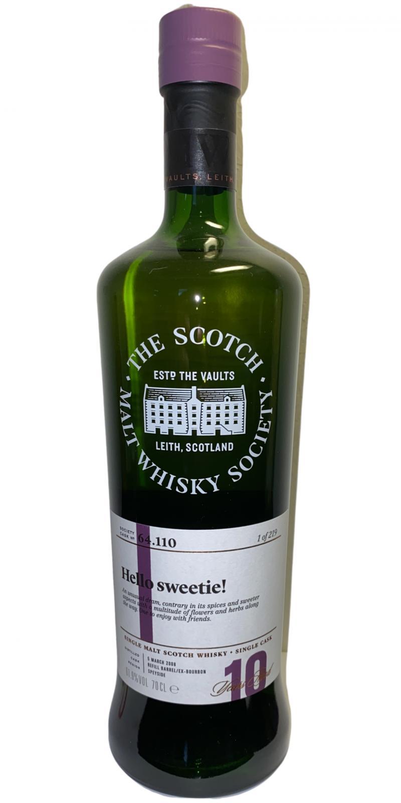 Mannochmore 2008 SMWS 64.110  Hello sweetie!