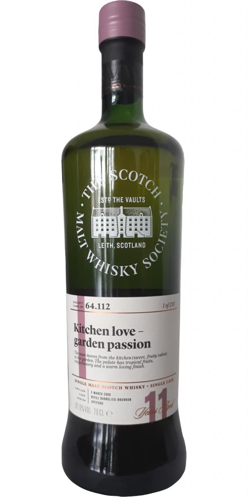 Mannochmore 2008 SMWS 64.112  Kitchen love - garden passion