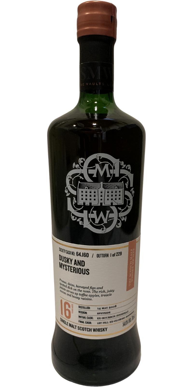 Mannochmore 2008 SMWS 64.160  Dusky and mysterious