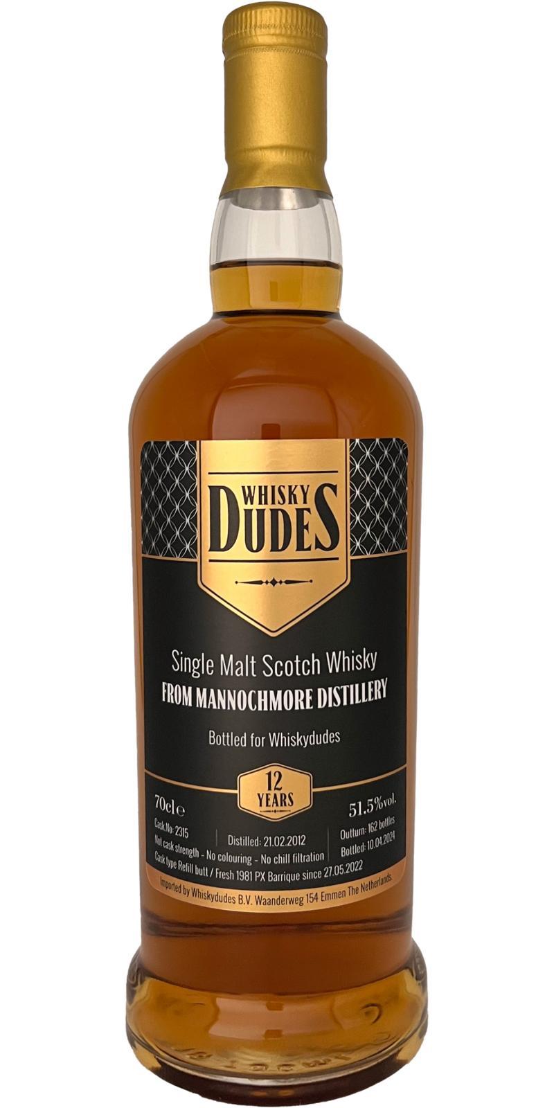 Mannochmore 2012 WDS