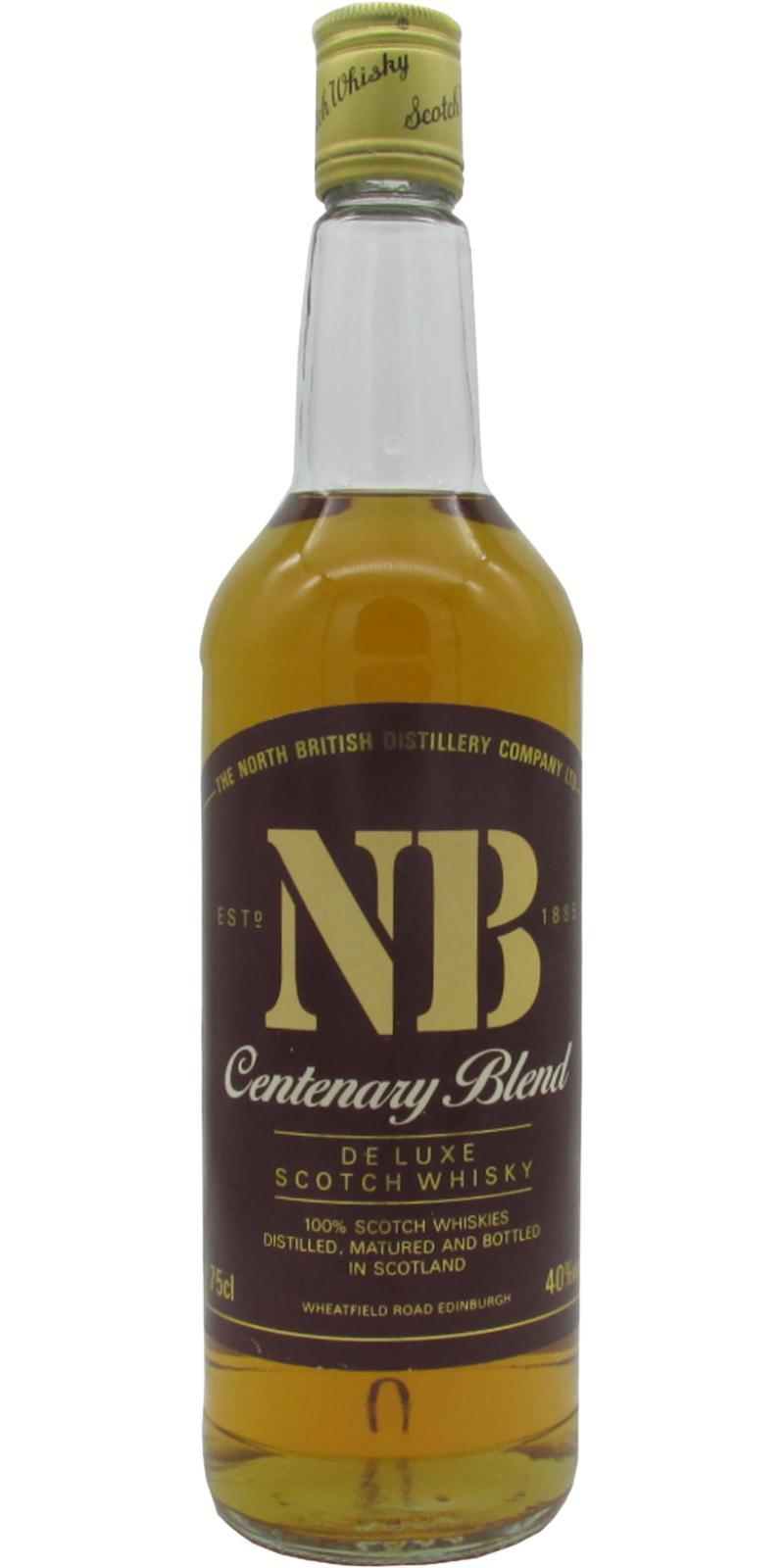 North British Deluxe Scotch Whisky Centenary Blend