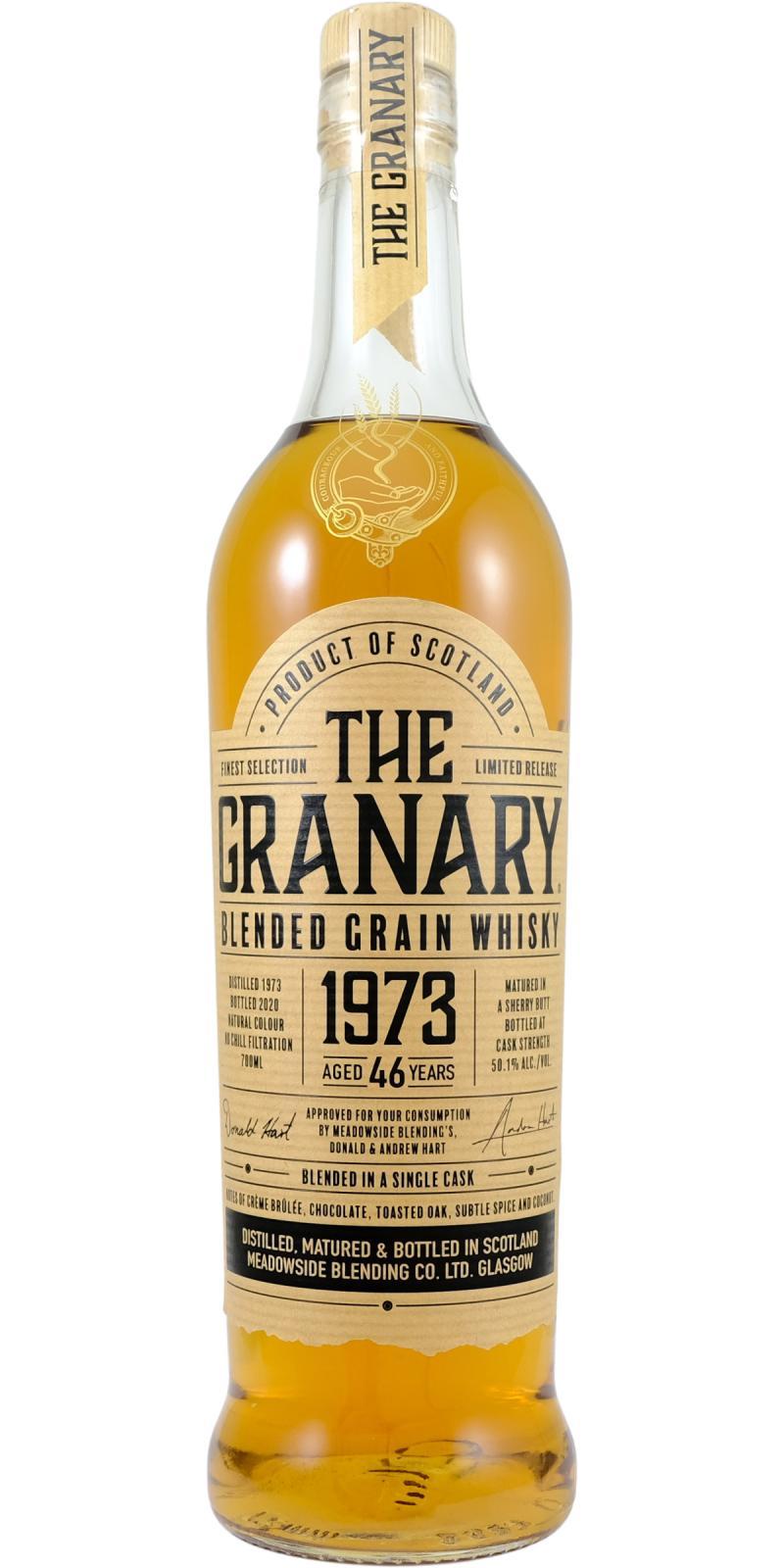 The Granary 1973 MBl Blended Grain Whisky