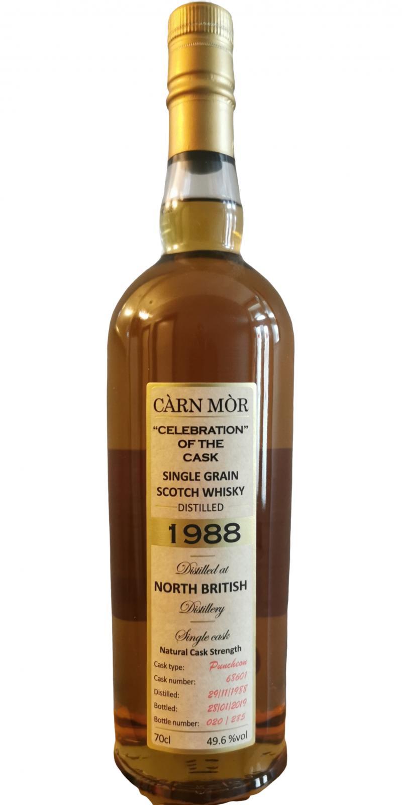 North British 1988 MMcK Càrn Mòr Celebration of the Cask