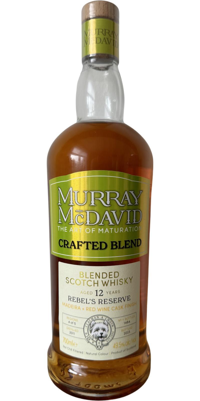 Blended Scotch Whisky 2011 MM Crafted Blend - Rebel's Reserve