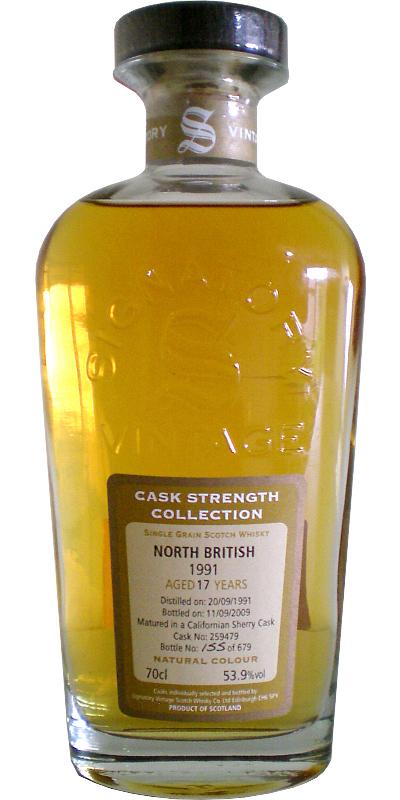 North British 1991 SV Cask Strength Collection