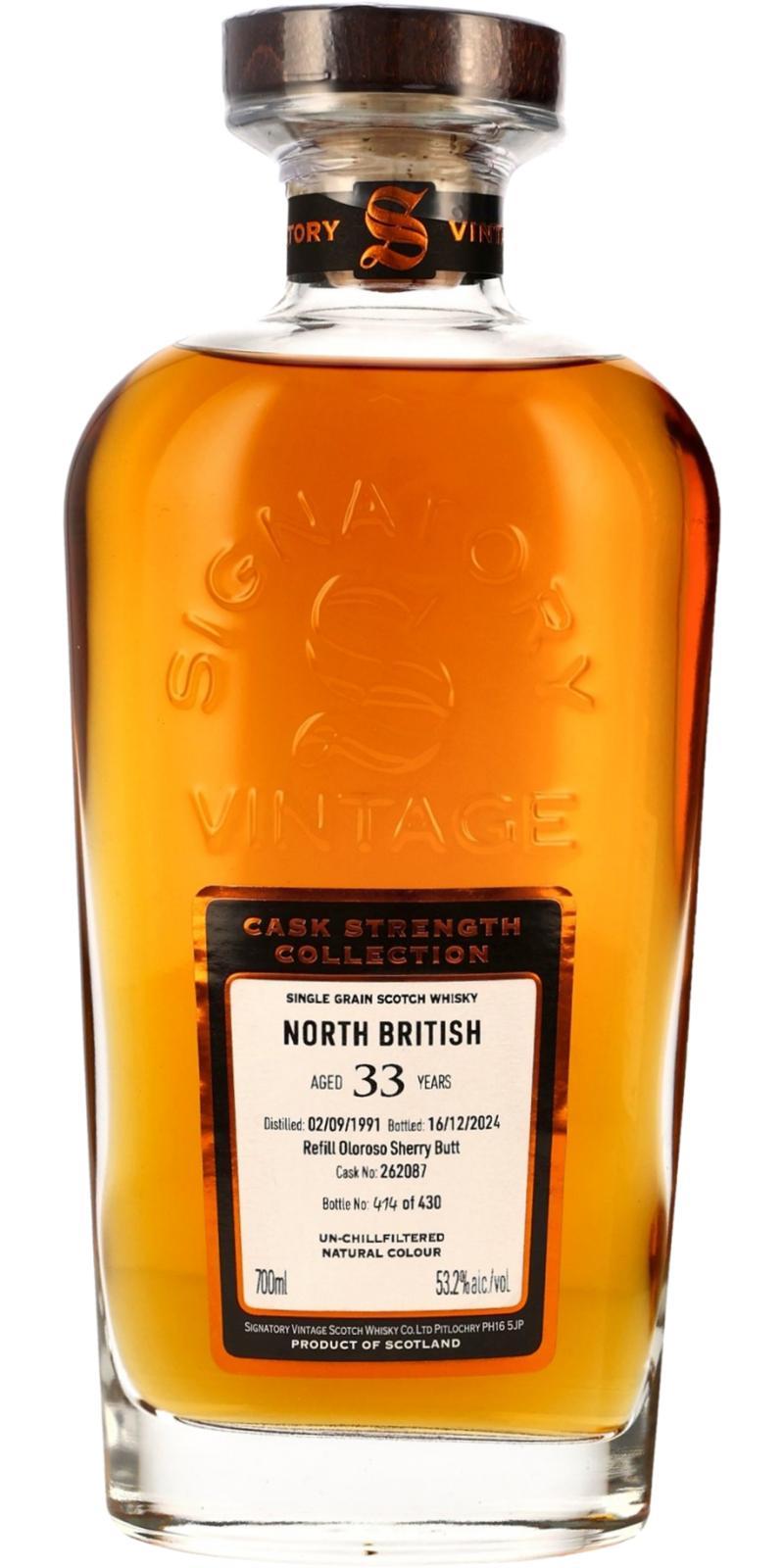 North British 1991 SV Cask Strength Collection