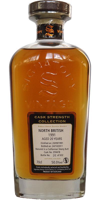 North British 1991 SV Cask Strength Collection