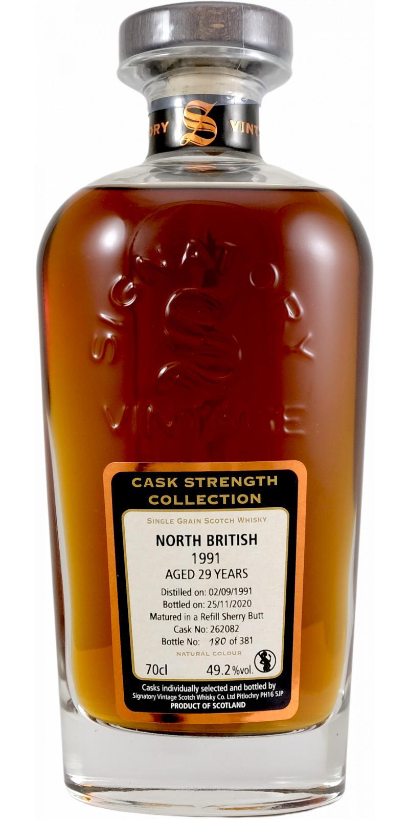 North British 1991 SV Cask Strength Collection