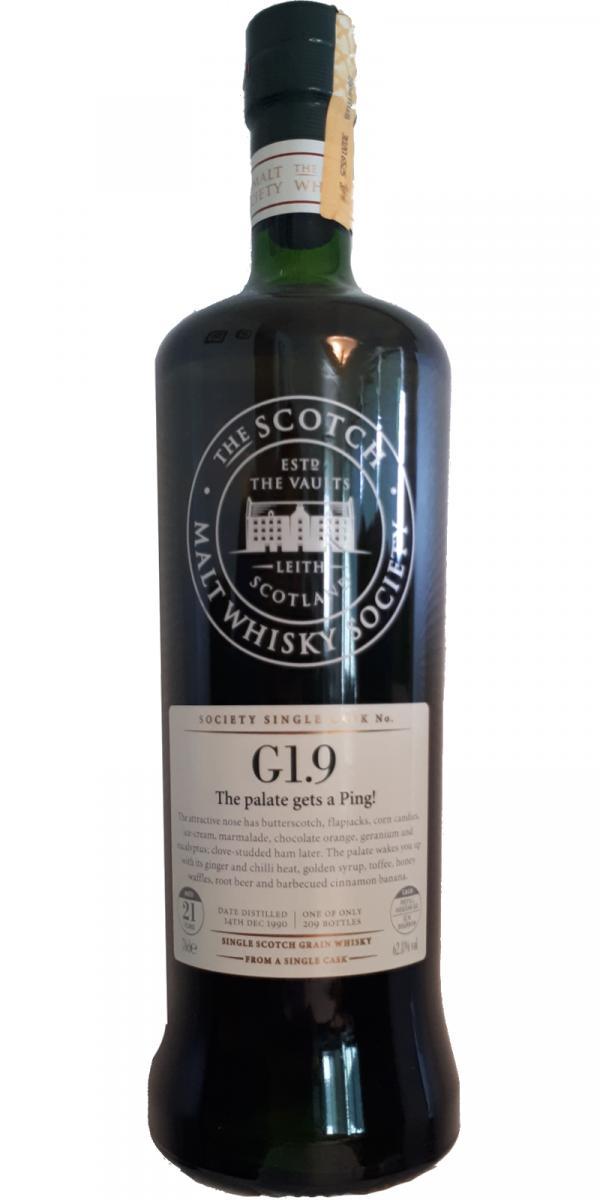 North British 1990 SMWS G1.9 The palate gets a Ping!