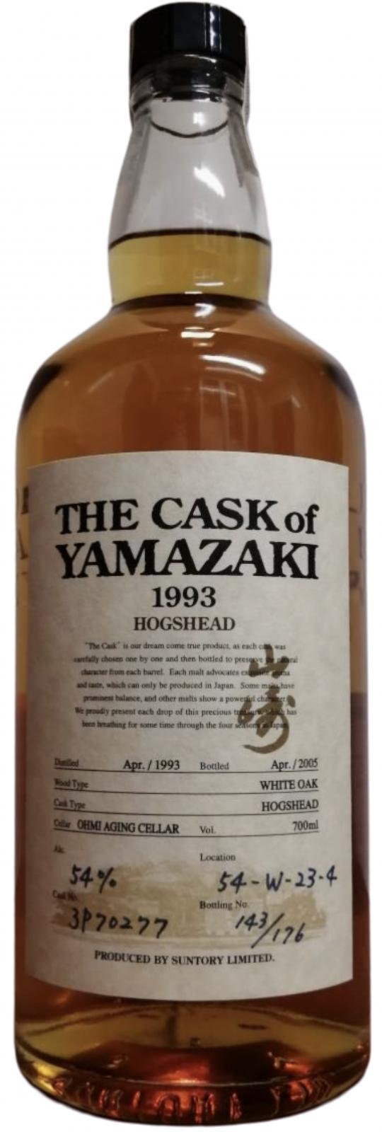 Yamazaki 1993  The Cask of Yamazaki