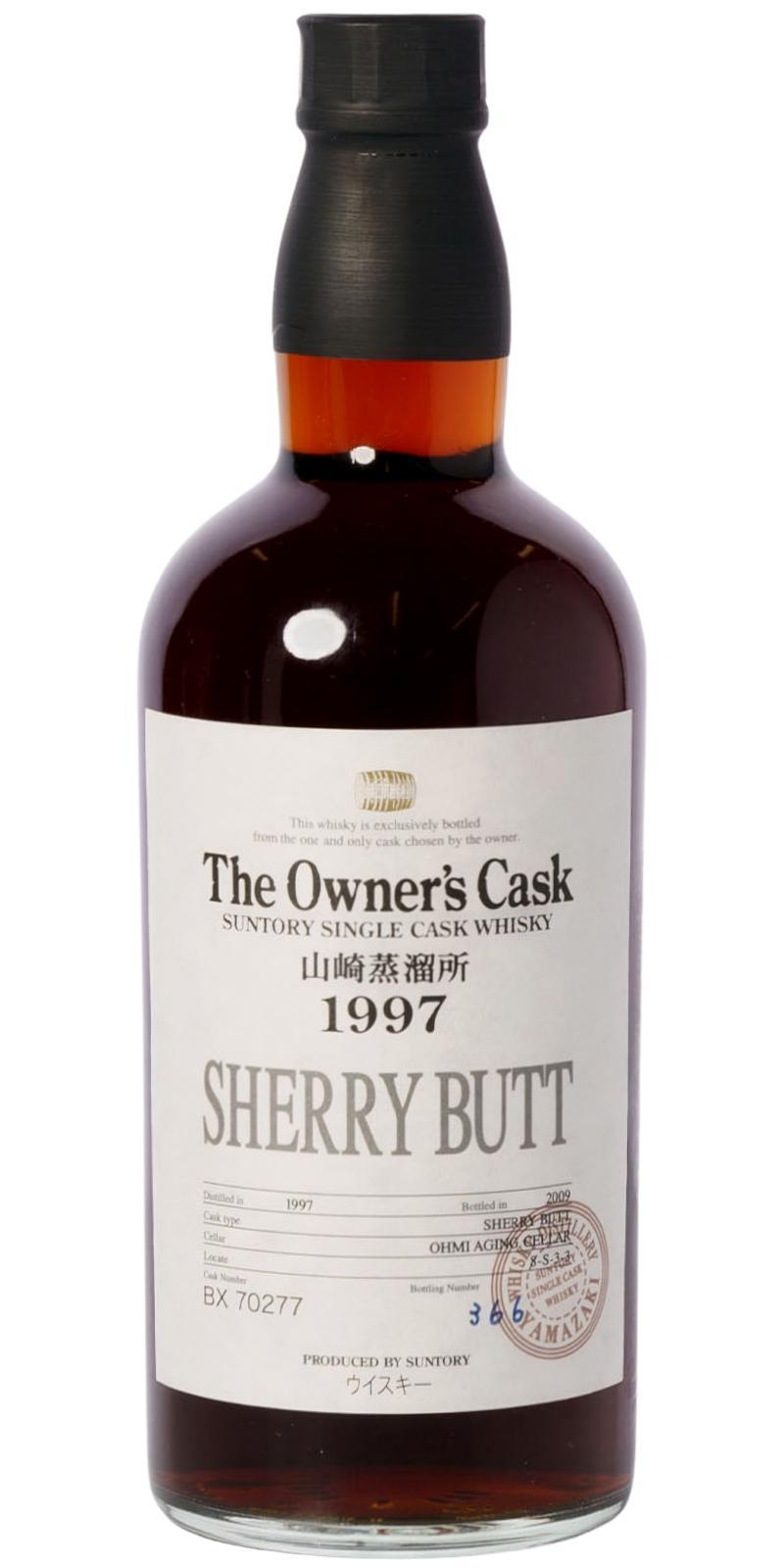 Yamazaki 1997  The Owner's Cask