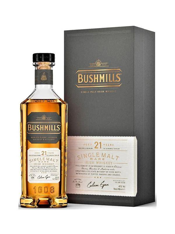 Bushmills 21-year-old  Rare Irish Whiskey