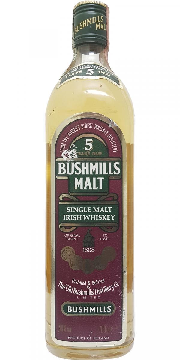 Bushmills 05-year-old  Single Malt Irish Whiskey