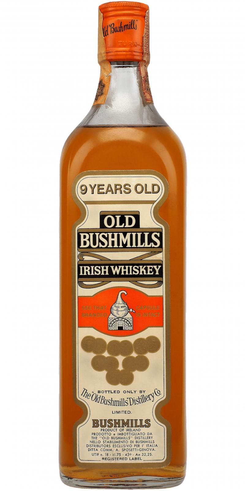 Bushmills 09-year-old  Irish Whiskey