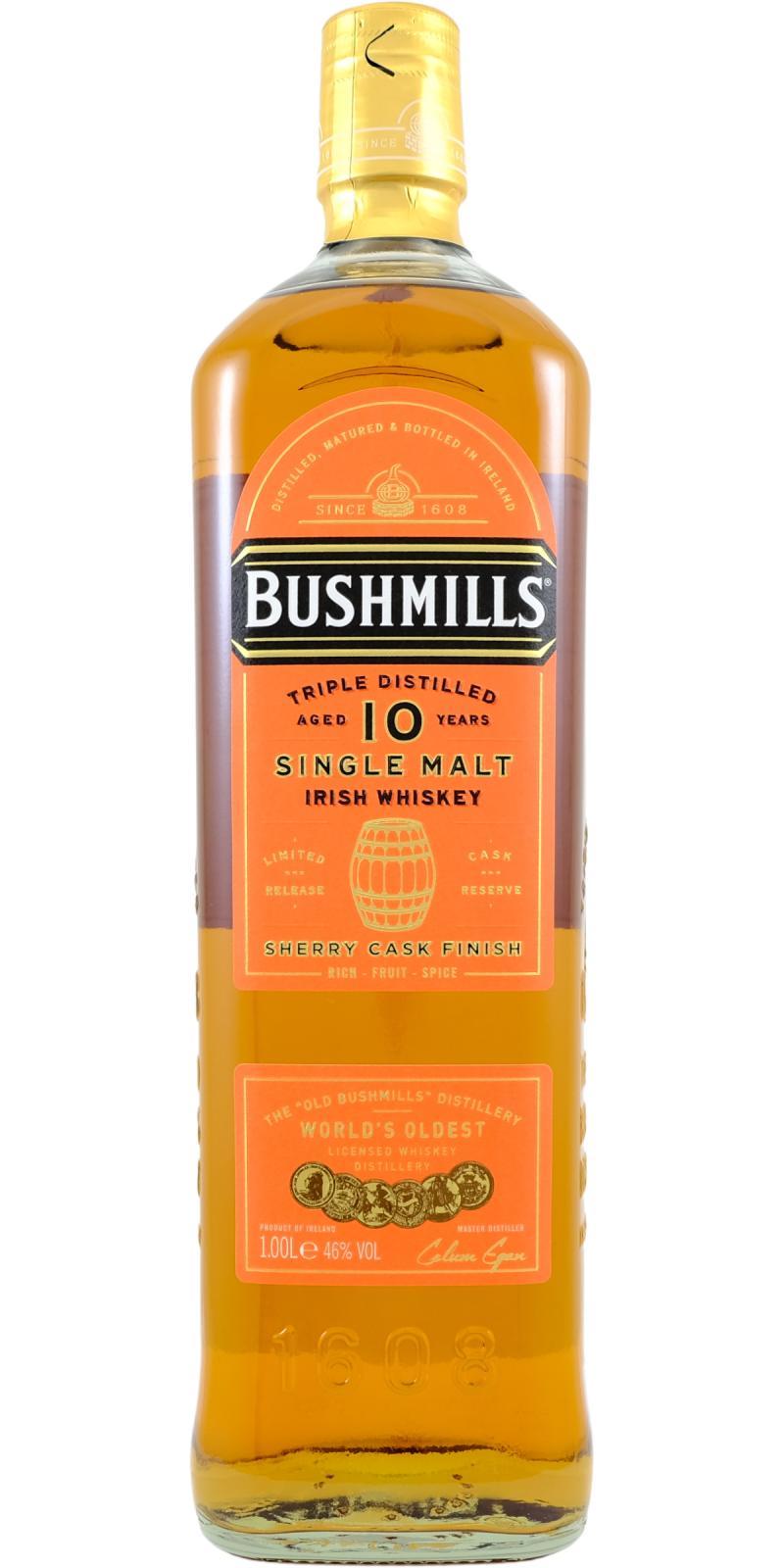 Bushmills 10-year-old  The World Wood