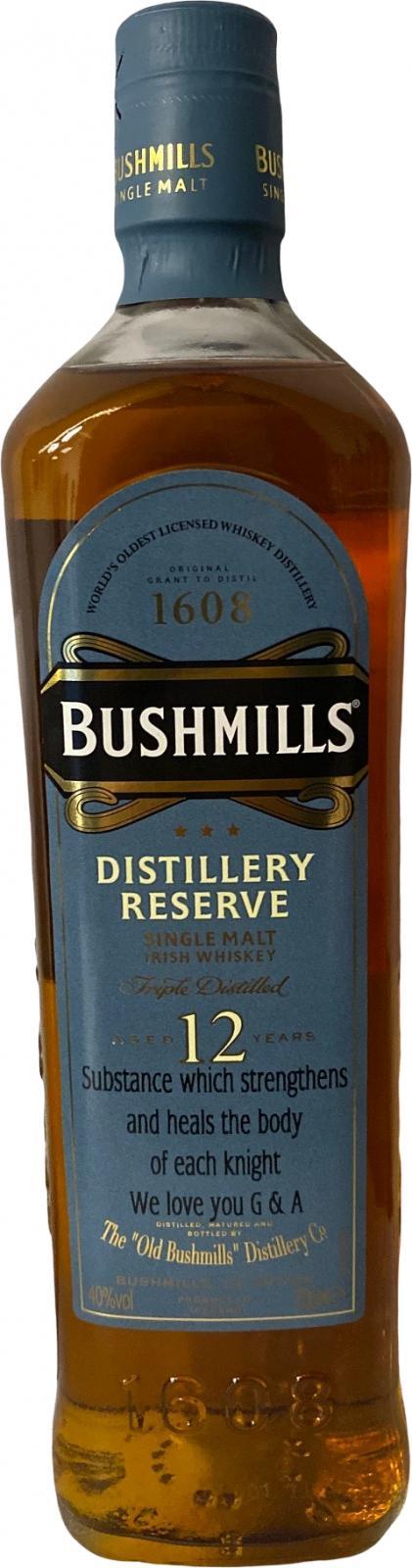 Bushmills 12-year-old  Distillery Reserve