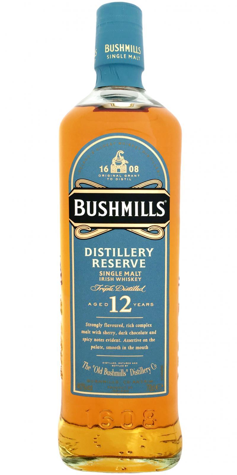 Bushmills 12-year-old  Distillery Reserve