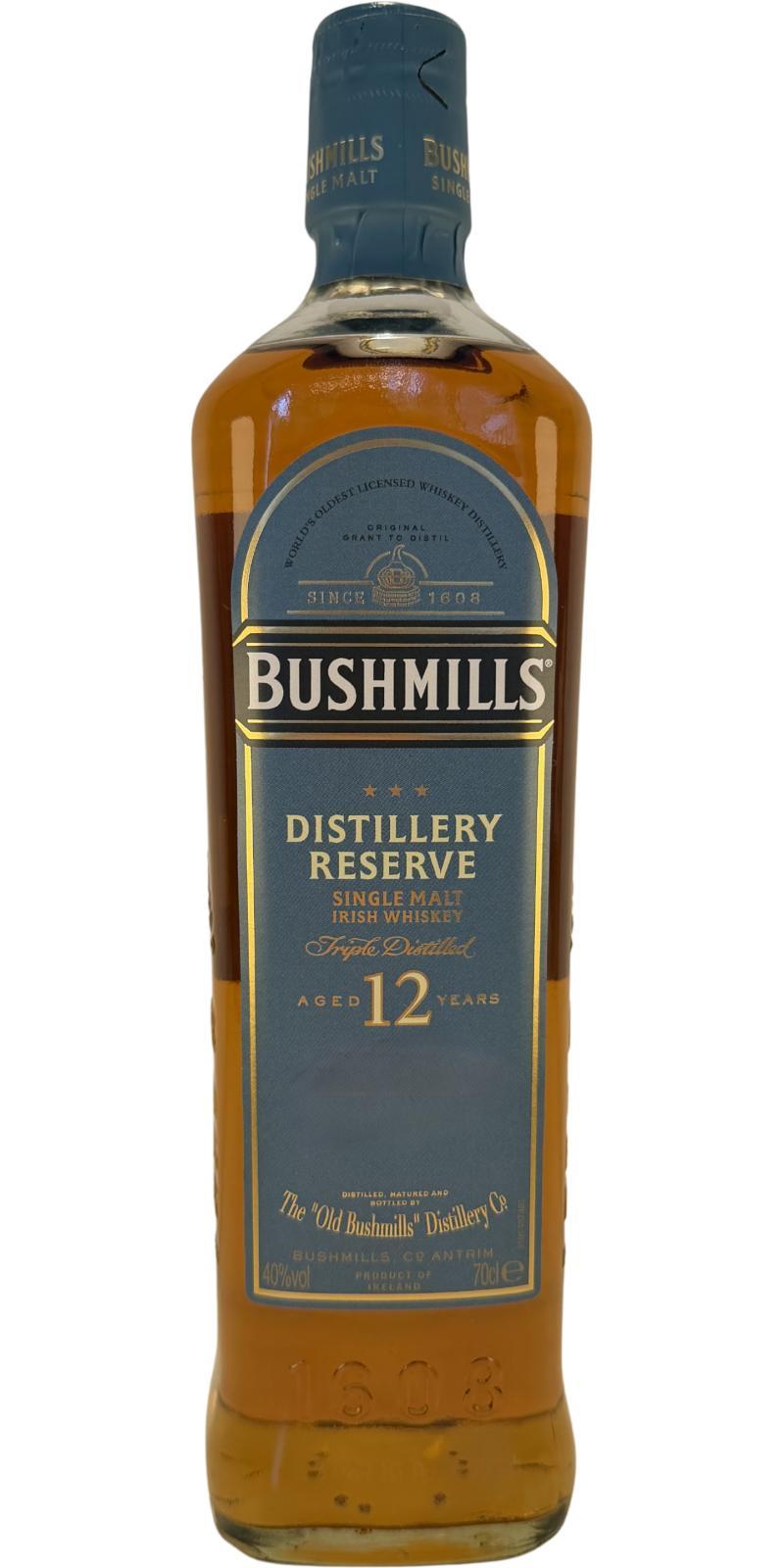 Bushmills 12-year-old  Distillery Reserve