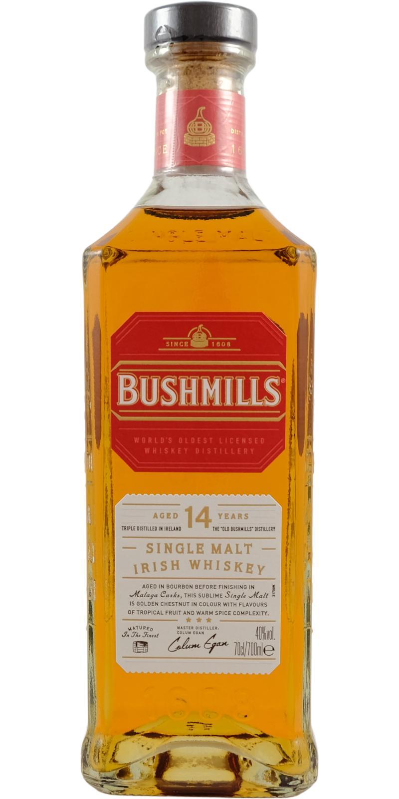 Bushmills 14-year-old  Malaga Cask