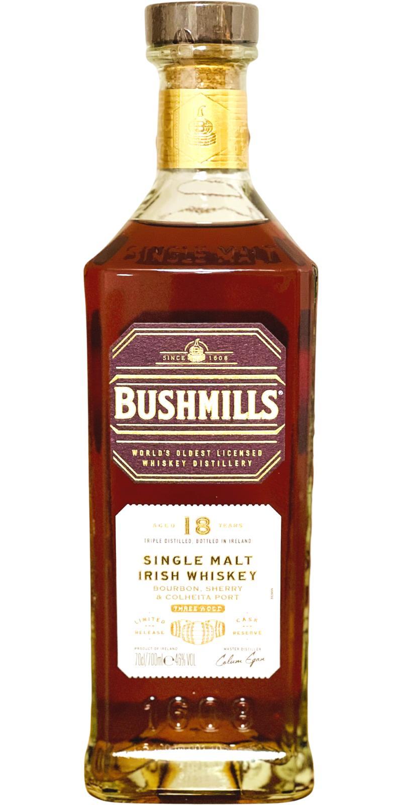 Bushmills 18-year-old  The World Wood