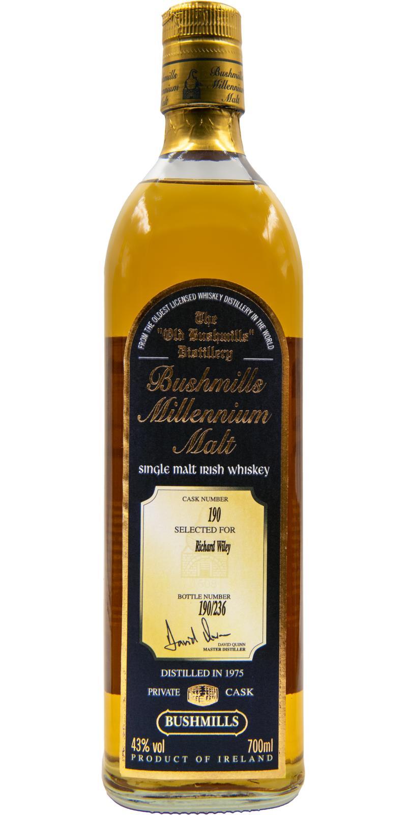 Bushmills 1975  Millennium Malt